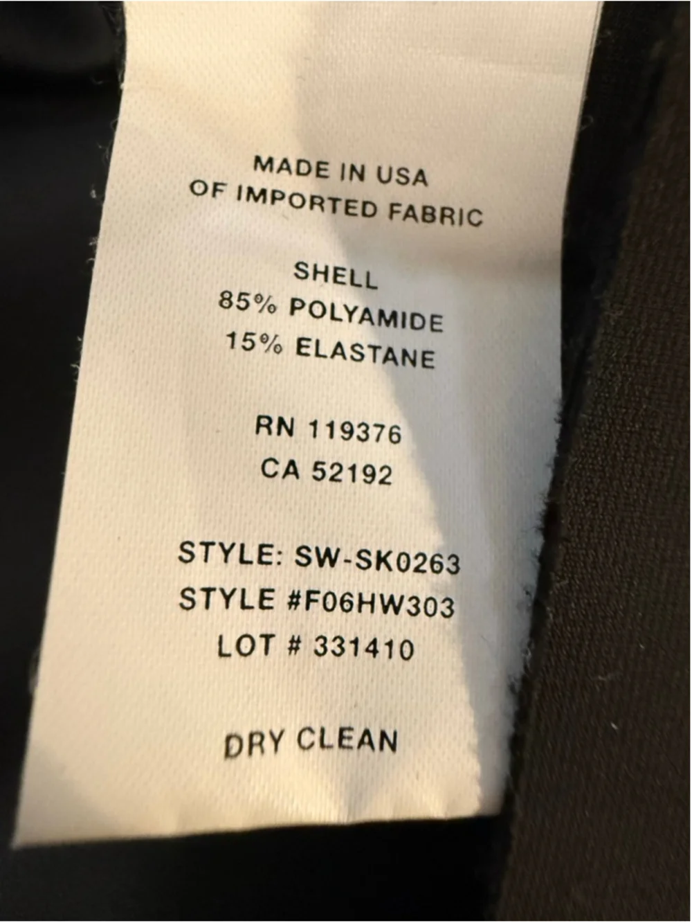 Helmut Lang Scuba Skirt black size Medium - Picture 9 of 10